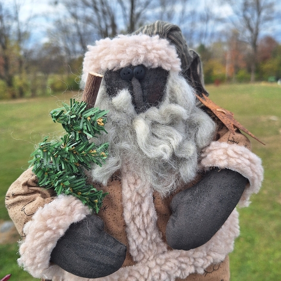 2004 Honey and Me Primitive Black African American Santa Claus Christmas Decor - Picture 2 of 11